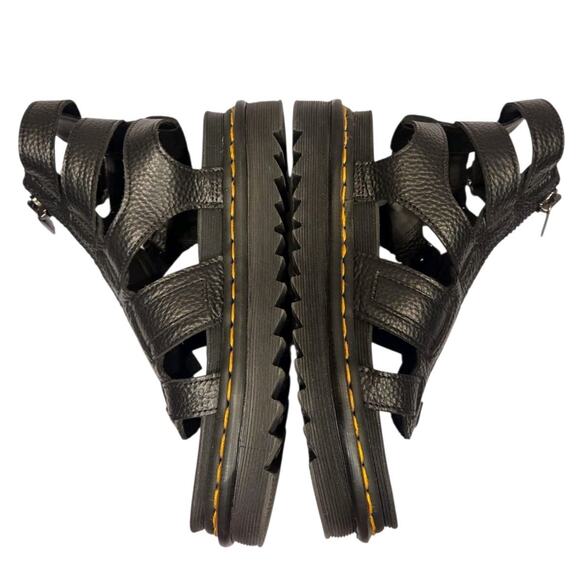 Free People Dr. Martens Olson Zipped Leather Strap Sandals Gladiator | 8 EUC - Picture 4 of 13